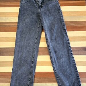 Cotton On  Womens Black Straight Leg Denim Jeans Size 2